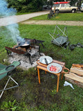 Hardwood Camping/event table. Wooden Party table. Picnic Table. Portable table.